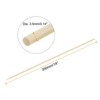 Unique Bargains Bamboo Barbecue Skewers Sticks Natural Wooden Cocktail Picks 100 Pcs - 2 of 4
