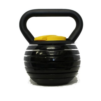 Kettlebell Kings 40lb Adjustable Kettlebell Weights, Black : Target