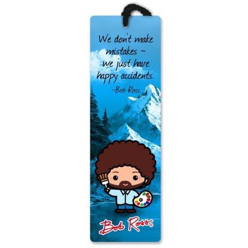 Re Marks Inc Bob Ross Happy Accidents 2 25 X 7 25 Inch Paper Bookmark Target