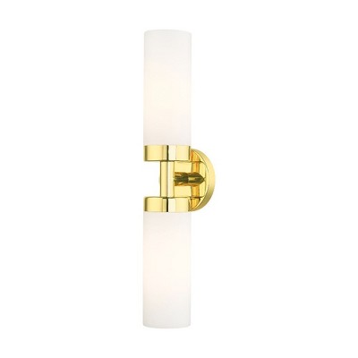 Livex Lighting Aero 2 - Light Vanity in  Polished Brass