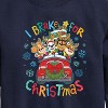 Boys' - Paw Patrol - I Brake For Christmas Graphic Long Sleeve Fleece Sweatshirt - 2 of 4