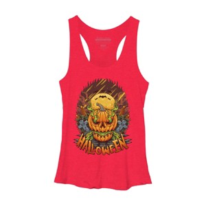 Women's Design By Humans halloween By arjanaproject Racerback Tank Top - 1 of 3