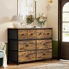 Hausource 8 Drawer Fabric Storage Dresser Tower Wide Chest of Drawers for Living Room Bedroom - 2 of 4