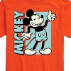 Men's - Disney - Mickey Light Blue Vintage Short Sleeve Graphic T-Shirt - 2 of 4