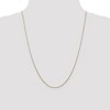 Black Bow Jewelry 0.8mm, 14k Yellow Gold, Round Snake Chain Necklace - 2 of 4