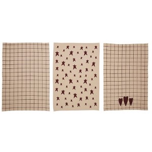 Connell Tea Towel Set of 3 19x28 VHC Brands - 1 of 4