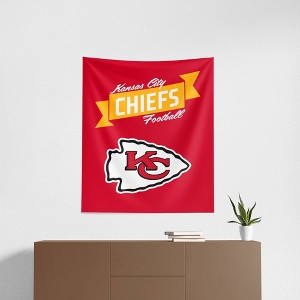 NFL Kansas City Chiefs Premium Printed Wall Hanging - 1 of 4