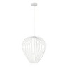 Savanti 1-Light Pendant - Modern Matte Black Steel with Opal Glass Diffuser, 18" x 19.5" - 2 of 4