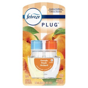 Febreze Plug In Air Freshener, Odor-Fighting Scented Oil Refill, Georgia Peach Orchard, 1 Refill - 1 of 1