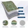 Floral Washable Runner Rug for Hallway, Kitchen, Laundry, Non-Slip, Stain-Resistant, Ultra-Thin, Entryway, Soft, Long Bedroom Rugs. - 4 of 4