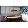 Urban Ambiance Luxury Industrial Chandelier 9''H x 38''W,  Midnight Black Finish,  Berkeley Collection, UHP3920 - 2 of 4