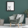 Trademark Fine Art Dry Erase Marker Board with Printed Artwork - Annie Bailey Art 'Gray Wolf' White Board - 4 of 4