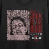Junji Ito Uzumaki Jack In The Box Women's Black Crew Neck Short Sleeve Crop Top - 2 of 3