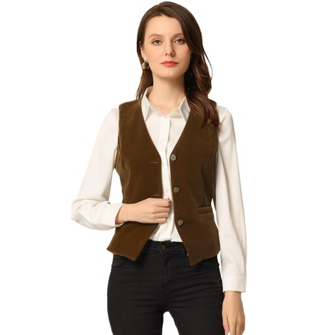 Suit vest with buttons - Women