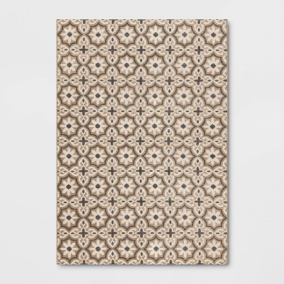 Tonal Tile Outdoor Area Rug - Threshold™