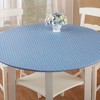 Collections Etc Collections Etc. Patterned Fitted Table Cover with Soft Flannel Backing and Durable Wipe-Clean Vinyl Construction - 2 of 2