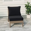 WestinTrends  Avalon Outdoor HDPE Deep Seating Modular Armless Patio Chair with Patio Cushions - 2 of 4