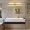 LLHZSY Minimalist Linear LED Vanity Light Dimmable Metal Gold Wall Light Sconce - 30 7/10"-3000K - 4 of 4