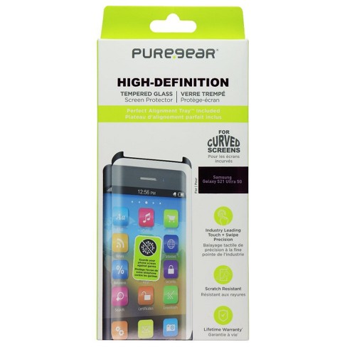 PureGear High-Definition Tempered Glass for Samsung Galaxy S21 Ultra 5G - image 1 of 1