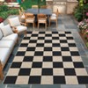 Modern Easy Jute Rug Washable Rug with Non Slip TPR Backing - 2 of 4
