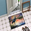 LunaLulinlk Blue Heron Setting Sun Doormat Indoor Outdoor Rugs Non Slip Washable Low Pile, 24H X 36W - 2 of 4