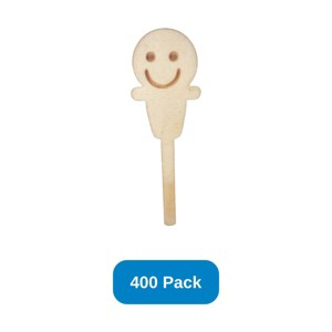 Pick on Us Wooden Coffee Lid Plug Poplar Wood Compostable - Pack of 400 - 1 of 2