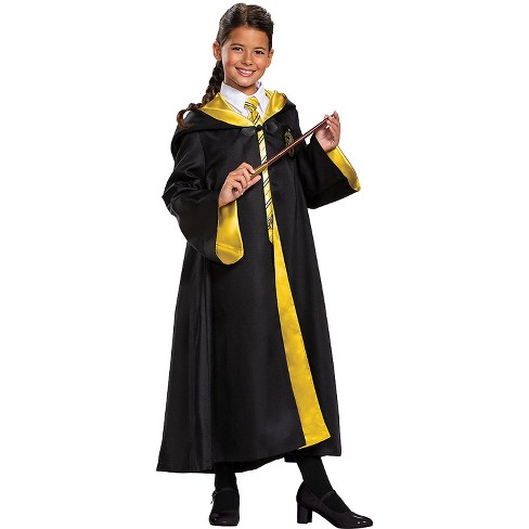 Kids' Deluxe Harry Potter Slytherin Robe Costume - Size 4-6 - Black : Target