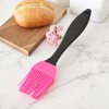 Unique Bargains Basting Brush 15g Small Handle Brush Color Block Dishwasher Safe 6.69"x1.18" 1Pcs - 2 of 4