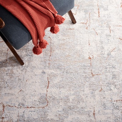 Handmade Blue Square Viscose Rug, 6'7" x 6'7"