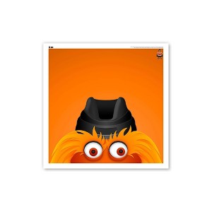 NHL Philadelphia Flyers Gritty Mascot Art Poster Print - 1 of 4