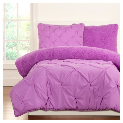 Crayola Playful Plush Purple Comforter Set Twin 2pc Target