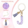 Unique Bargains Resin Lightweight Decorative Sparkling Purple Sequins Tumbler Cup Charm - 3 of 4