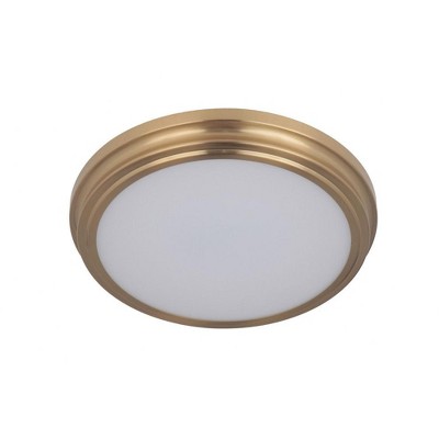 Craftmade Lighting X66 Series 1 - Light Flush Mount in  Satin Brass