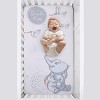 NoJo Disney Dumbo Sweet Little Baby Light Blue and White Storks "Bundle of Joy" 100% Cotton Photo Op Nursery Fitted Crib Sheet - 4 of 4