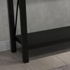 Console Table with Storage Industrial Drawers-43 Entryway, Narrow Long Sofa Living Room, Couch - 4 of 4