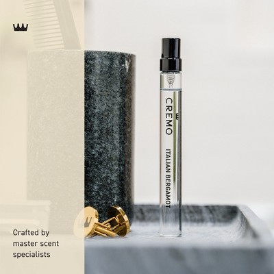 Cremo Cologne - Italian Bergamot - 0.33 fl oz: Spray, Fresh Scent, Trial Size