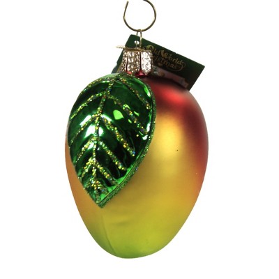 Old World Christmas 3.5" Mango Delicious Fruit  -  Tree Ornaments