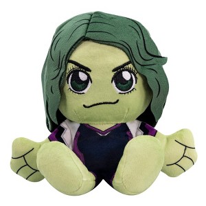 Bleacher Creatures Marvel She Hulk 8" Kuricha Sitting Plush - 1 of 4