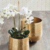 Plum & Post Phalaenopsis Orchid Faux (Fake) Mini Garden Drop-In 16" - 2 of 4