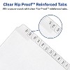 Avery Allstate-Style Legal Exhibit Side Tab Dividers 25-Tab 76-100 Letter White 01704 - 2 of 4