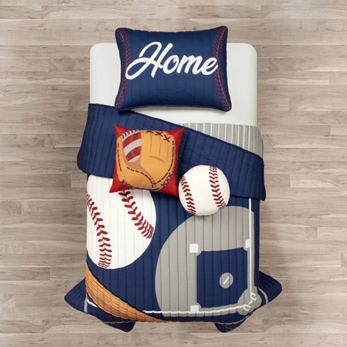 Boys baseball comforter best sale