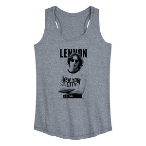 Women's - John Lennon - Lennon NYC Graphic Racerback Tank - 1 of 4