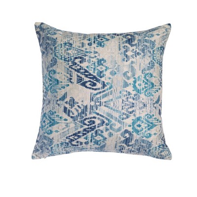 20"x20" Oversize Exton Geometric Square Throw Pillow Blue - Sure Fit
