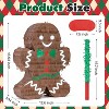 Christmas Gingerbread Man Pinatas Bundle with a Blindfold and Bat, Holiday Theme Piñata - 2 of 4