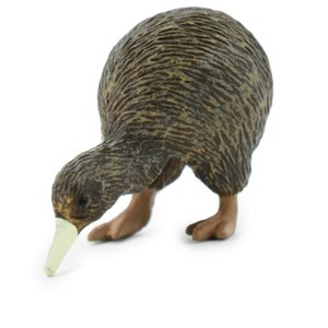 Collectible Wildlife Gifts | Kiwi Bird, Museum Quality, Rubber Bird, Hand Painted, Realistic Toy Figure, Model, Gift,     2 1/2"    CH209 BB118 - 1 of 4