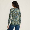 Lands' End Women's Plus Size Lightweight Jersey Skimming Long Sleeve Crew Neck T-shirt - 2 of 4