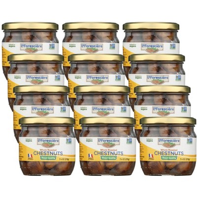 La Forestiere Whole Roasted Chestnuts - Case of 12/7.4 oz