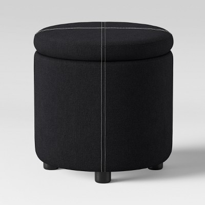 target round ottoman