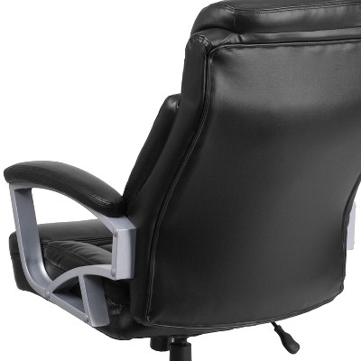 Black Leather High Back Executive Swivel Office Chair