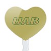 Alabama at Birmingham Secondary Logo Heart Love Cupcake Picks Toppers Decoration Set of 6 - 2 of 4
